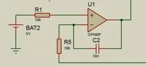 Restador + Integrador con un operacional